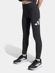 adidas Black Everyday Glam Cotton Leggings Kids - Image 1 of 6
