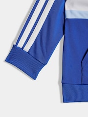 adidas Blue Seasonal Essentials Tiberio 3-Stripes Tricot Tracksuit Infant Kids - Image 5 of 7