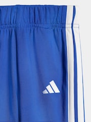 adidas Blue Seasonal Essentials Tiberio 3-Stripes Tricot Tracksuit Infant Kids - Image 7 of 7