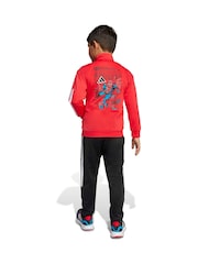 adidas Red Marvel Spider-Man Tracksuit Little Kids - Image 2 of 8