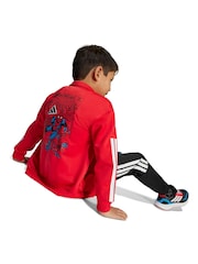 adidas Red Marvel Spider-Man Tracksuit Little Kids - Image 5 of 8