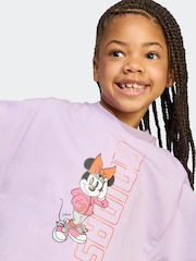 adidas Purple Disney Minnie Mouse Little Kids T-Shirt - Image 4 of 6