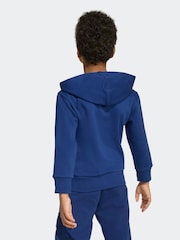 adidas Blue Essentials Little Kids Hoodie - Image 2 of 8