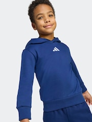 adidas Blue Essentials Little Kids Hoodie - Image 4 of 8