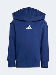 adidas Blue Essentials Little Kids Hoodie - Image 8 of 8