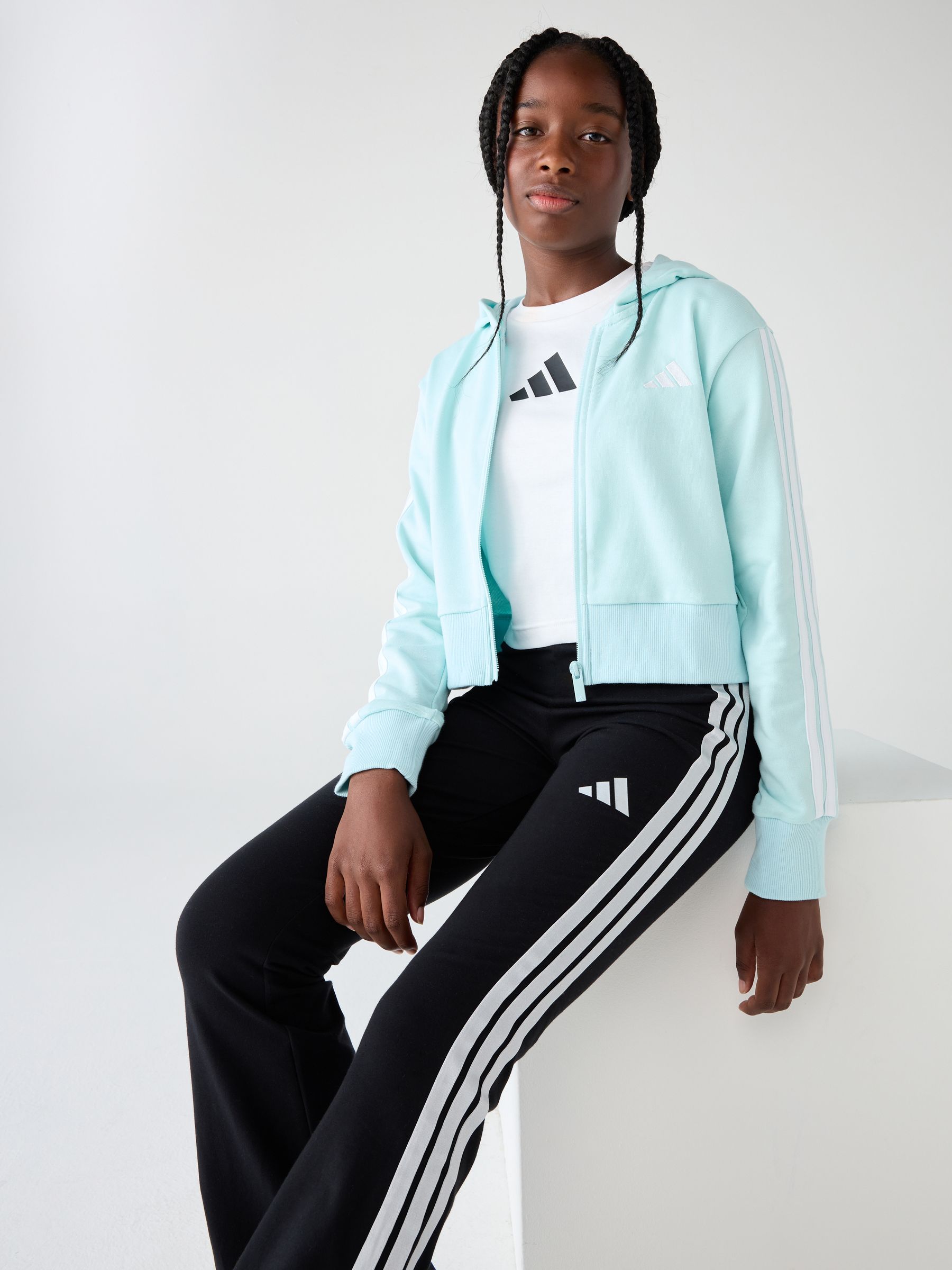 Buy adidas Mint Green Essentials Kids Tracksuit from Next USA
