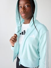 adidas Mint Green Essentials Kids Tracksuit - Image 9 of 12