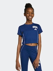 adidas Blue Train Essentials Collegiate T-Shirt Kids - Image 1 of 5
