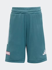 adidas Green Marvel Spider-Man T-Shirt and Shorts Set Little Kids - Image 8 of 8