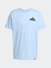 adidas Blue Climacool Vintage Training Graphic Print T-Shirt - Image 6 of 6