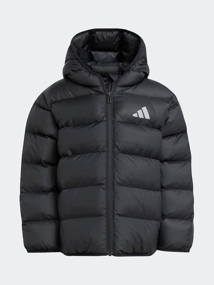 Next：日本 ブラック - adidas 合成繊維 ダウン リトルキッズ 