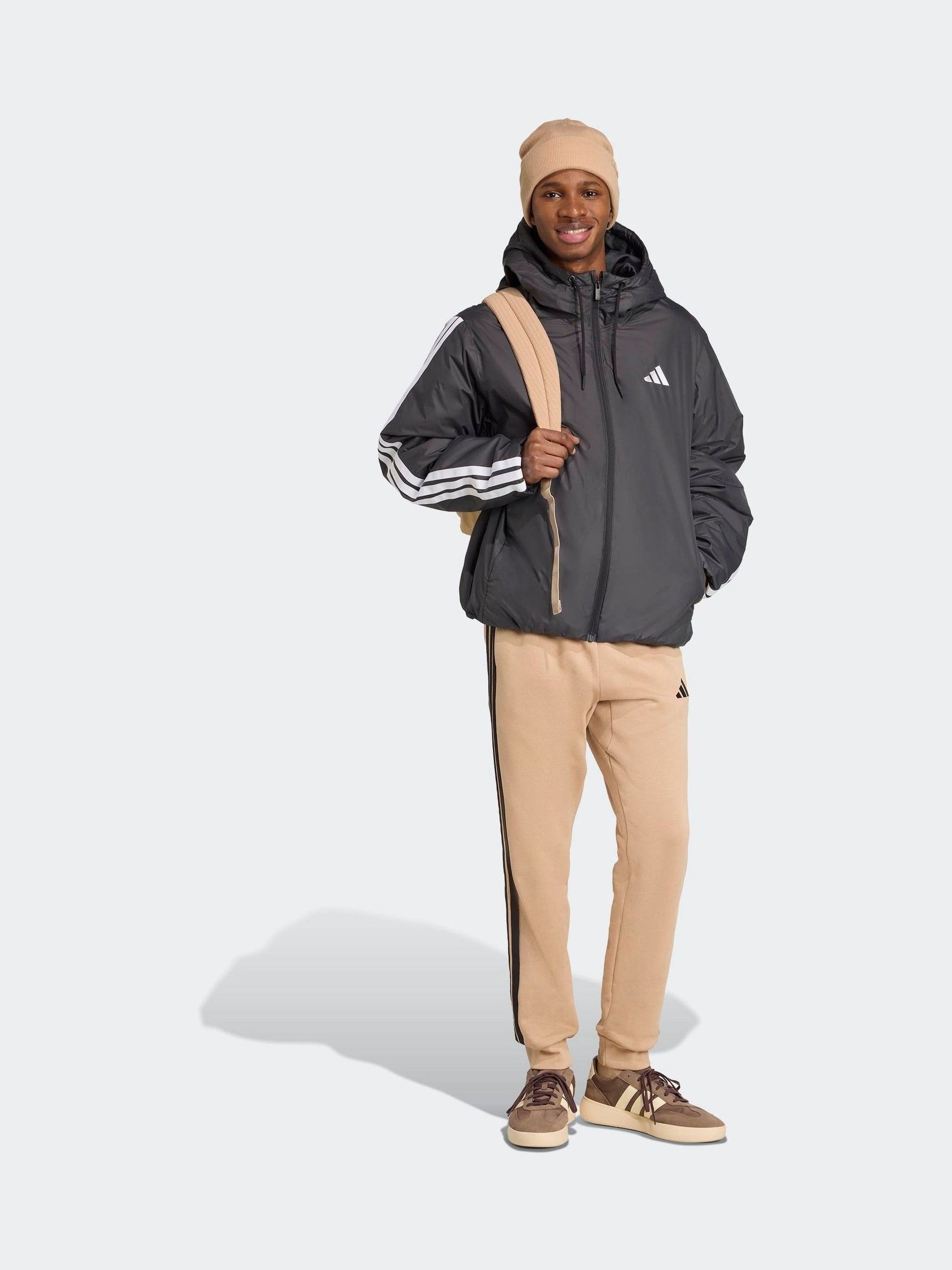 Satın al Siyah - adidas Essentials CLIMAWARM 3-Çizgi Yalıtımlı