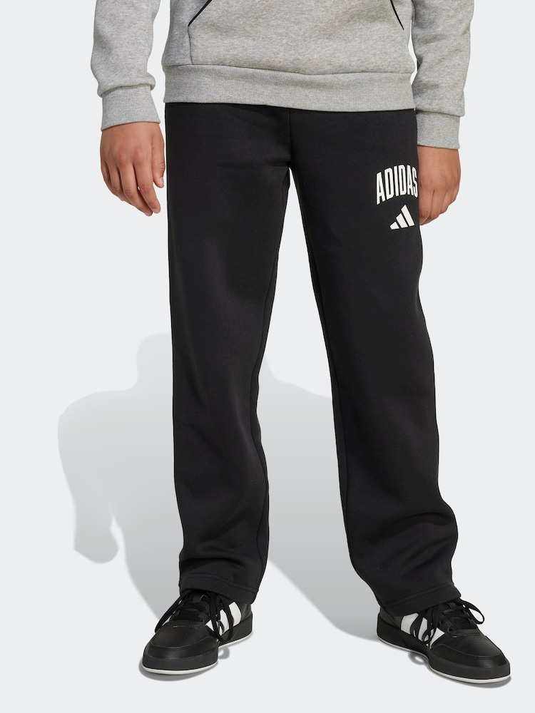 adidas Black Essentials Collegiate Joggers Kids - Image 1 of 6