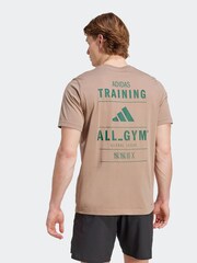 adidas Brown Climacool Category Training Graphic T-Shirt - Image 2 of 6