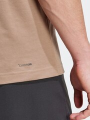 adidas Brown Climacool Category Training Graphic T-Shirt - Image 5 of 6