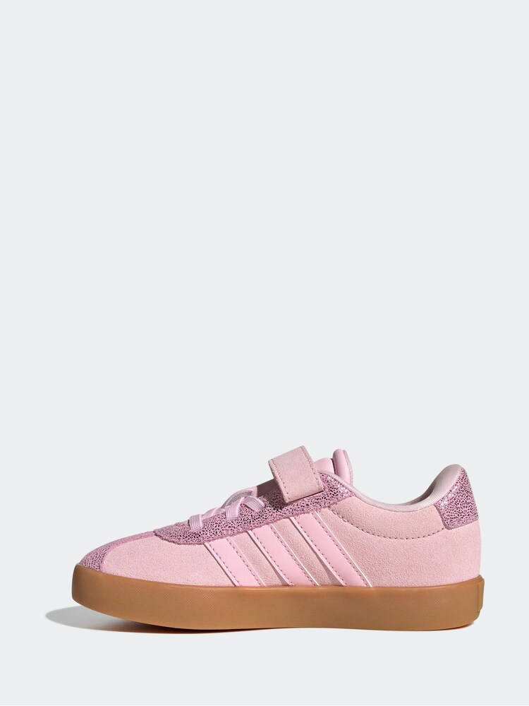 adidas Pink VL Court 3.0 Trainers - Image 2 of 9