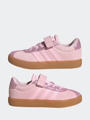 adidas Pink VL Court 3.0 Trainers - Image 5 of 9