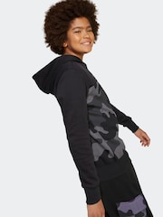 adidas Black Essentials Camo Fleece Hoodie Kids - Image 5 of 6