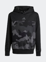 adidas Black Essentials Camo Fleece Hoodie Kids - Image 6 of 6
