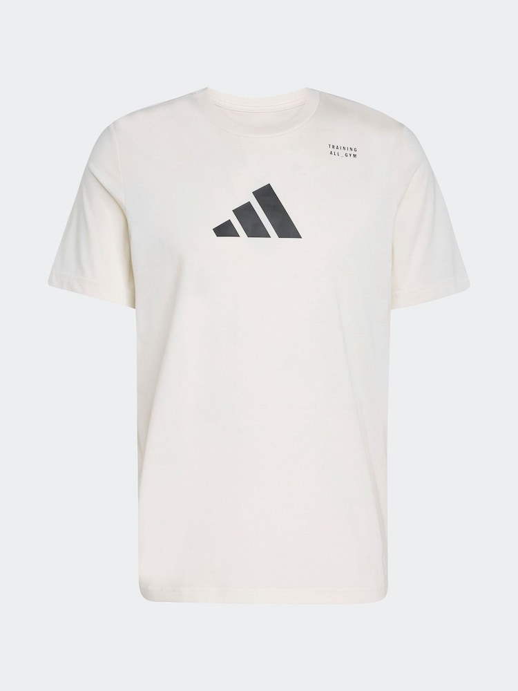 adidas Brown Light Climacool Category Training Graphic T-Shirt - Image 1 of 1