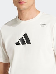 adidas Brown Light Climacool Category Training Graphic T-Shirt - Image 4 of 6