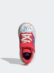 adidas White Kids Runfalcon 5 Dino Print Trainers - Image 6 of 9