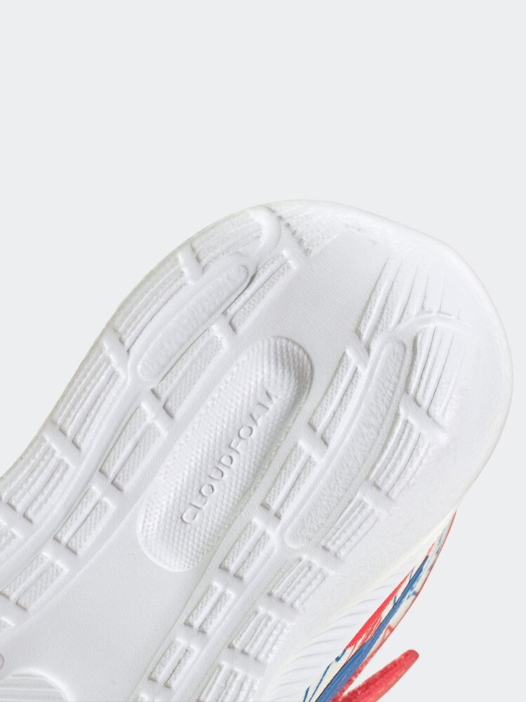 adidas White Kids Runfalcon 5 Dino Print Trainers - Image 9 of 9
