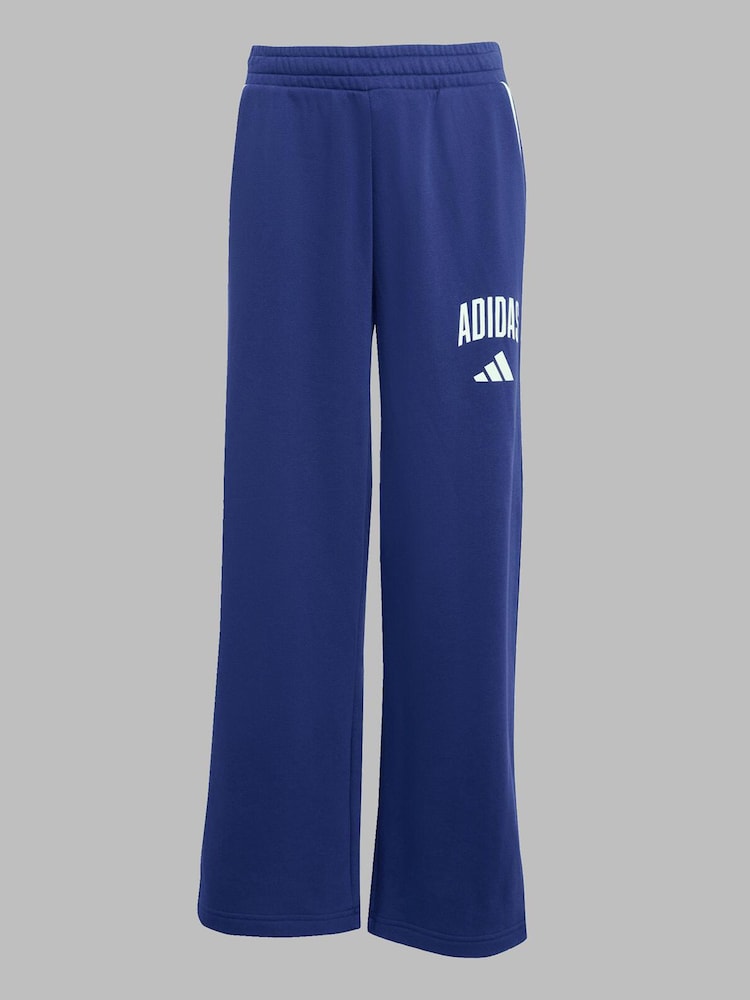 adidas Blue Essentials Collegiate Joggers Kids - Image 6 of 6