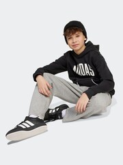 Schwarz - adidas Essentials Collegiate Hoodie Kids - Bild 5 von 5