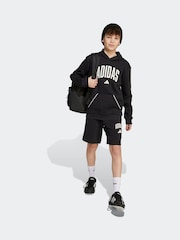 adidas Black Essentials Collegiate Hoodie & Short  Kids - Image 1 of 4