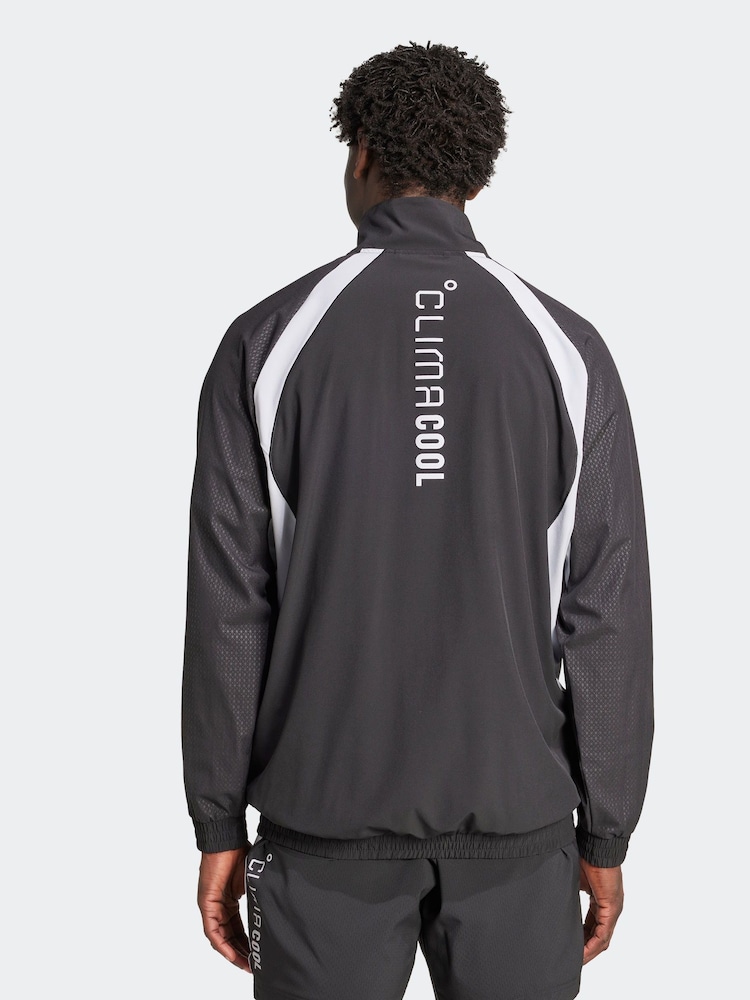 adidas Black Tech Apparel Sweat Top - Image 2 of 6