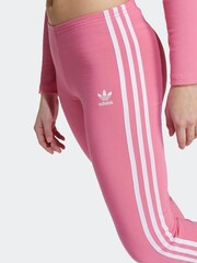 adidas Originals Pink Flare Kids Leggings - Image 5 of 6