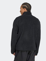 adidas Originals Black Trefoil Essentials Teddy Fleece - Image 2 of 6