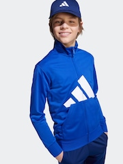 adidas Blue Essentials Climacool Kids Tracksuit - Image 5 of 8