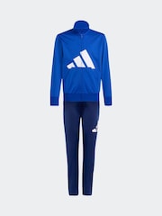 adidas Blue Essentials Climacool Kids Tracksuit - Image 6 of 8