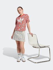 adidas Originals Red X Liberty London Kids T-Shirt - Image 3 of 5