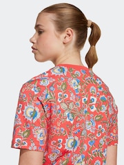 adidas Originals Red X Liberty London Kids T-Shirt - Image 5 of 5