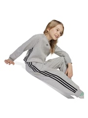 adidas Originals Grey Little Kids Sweatshirt and Joggers Set - Image 6 of 10