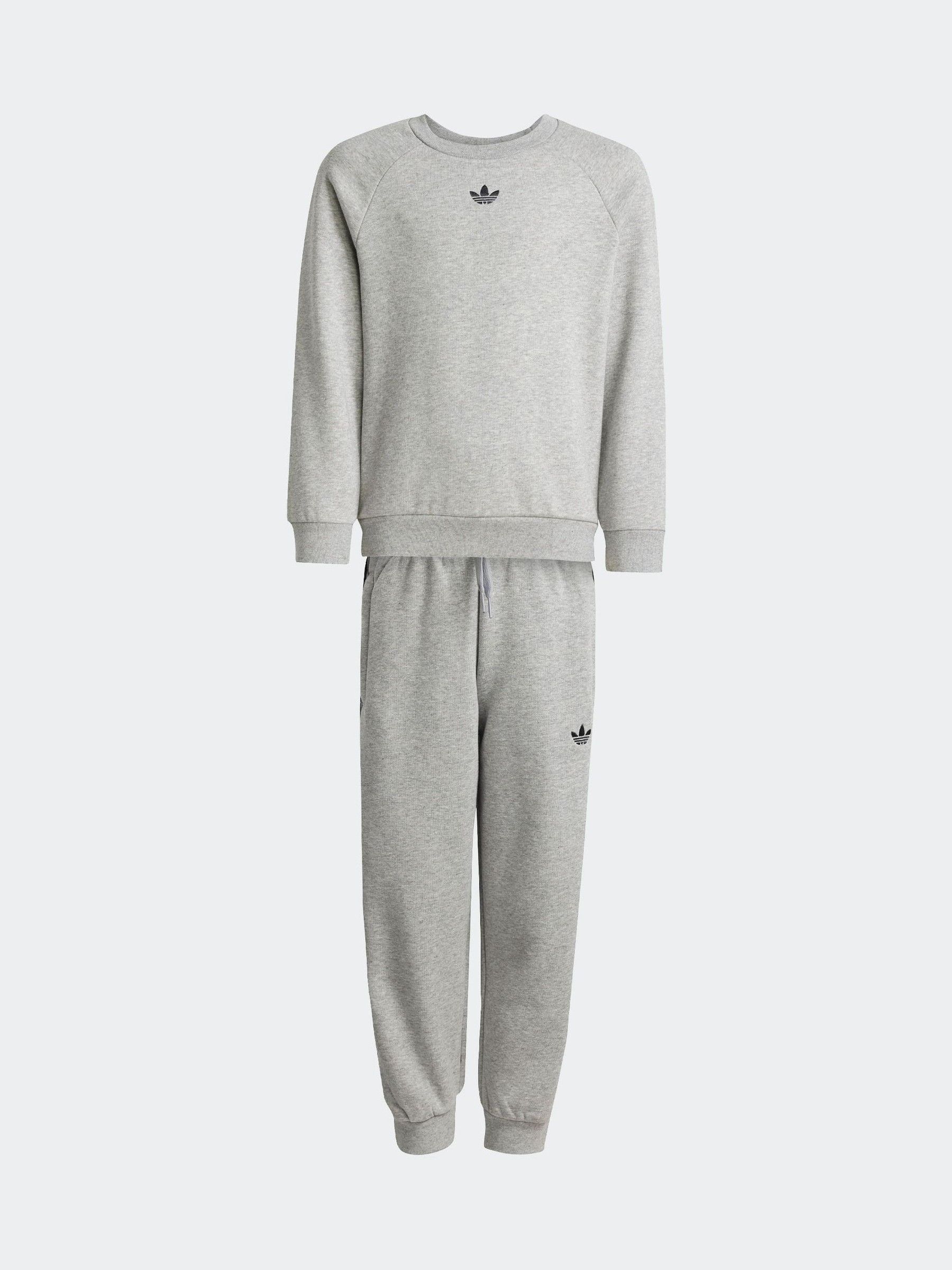 Buy adidas Originals Grey Little Kids Sweatshirt and Joggers Set