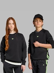 adidas Originals Black Loose Sweatshirt Kids - Image 1 of 8