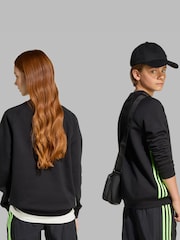 adidas Originals Black Loose Sweatshirt Kids - Image 2 of 8