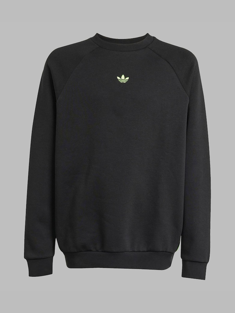 adidas Originals Black Loose Sweatshirt Kids - Image 8 of 8