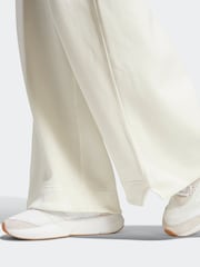 adidas White ALL SZN Fleece Loose Wide Leg Trousers - Image 5 of 6