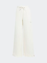 adidas White ALL SZN Fleece Loose Wide Leg Trousers - Image 6 of 6