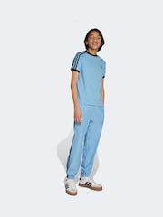 adidas Originals Blue Adicolor 3-Stripes T-Shirt Kids - Image 3 of 5