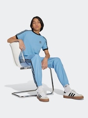 adidas Originals Blue Adicolor 3-Stripes T-Shirt Kids - Image 4 of 5