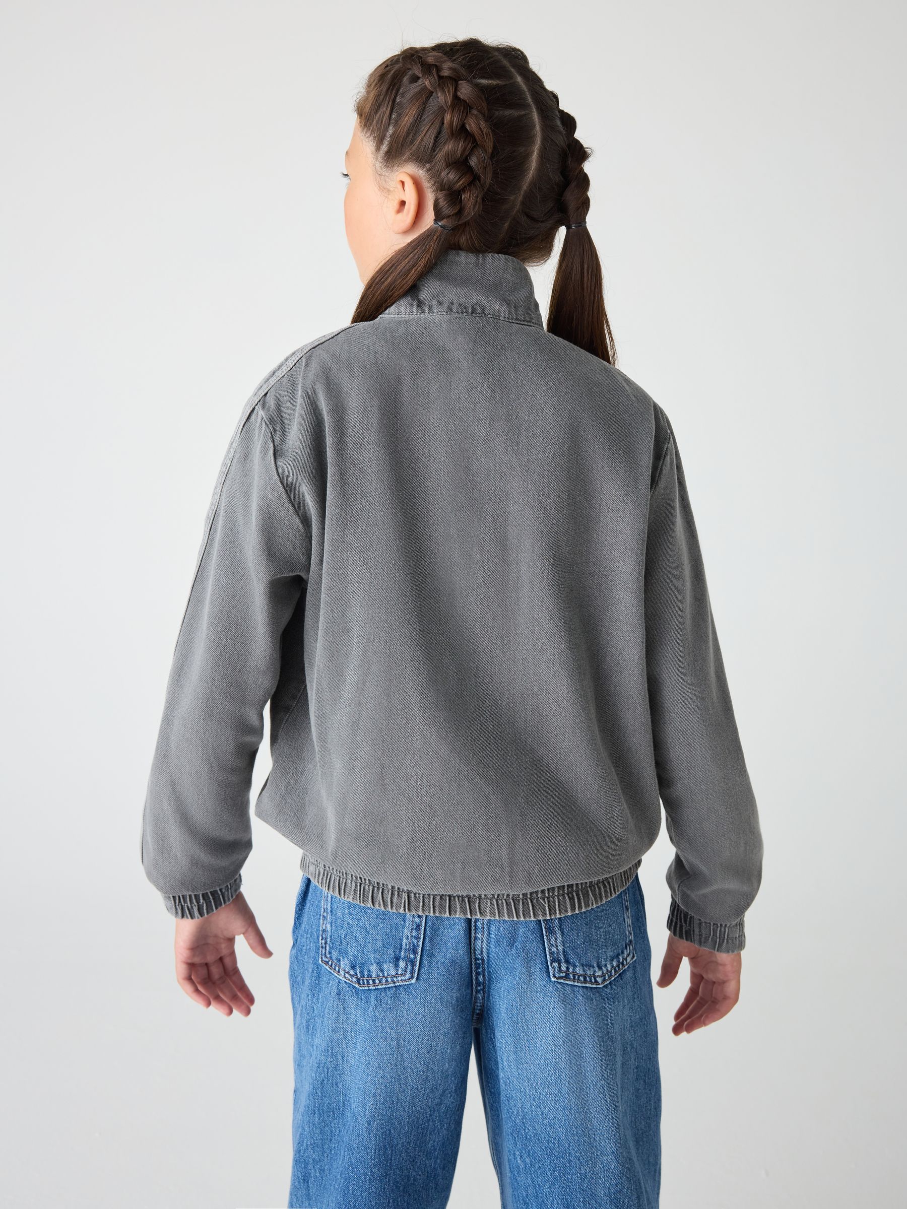 Buy adidas Originals Natural Firebird Denim Track Jacket Kids from