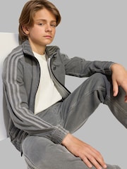 adidas Originals Natural Firebird Denim Track Jacket Kids - Image 7 of 8