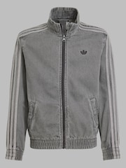 adidas Originals Natural Firebird Denim Track Jacket Kids - Image 8 of 8