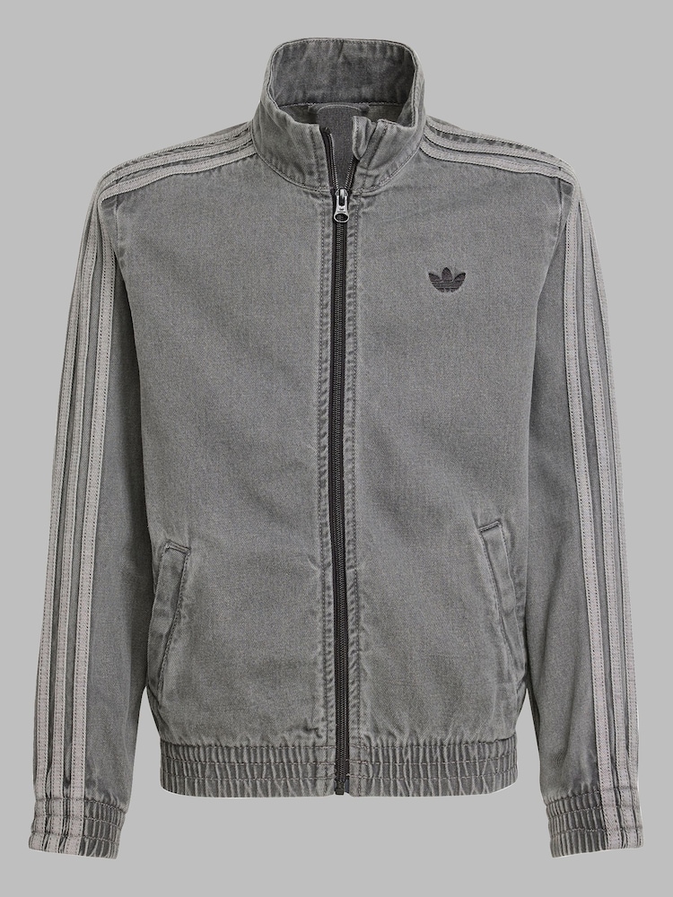 adidas Originals Natural Firebird Denim Track Jacket Kids - Image 8 of 8
